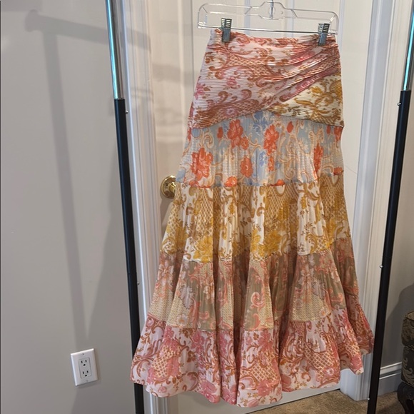 Zimmermann Dresses & Skirts - Zimmermann Postcard Patchwork Floral Patterned Women's Skirt